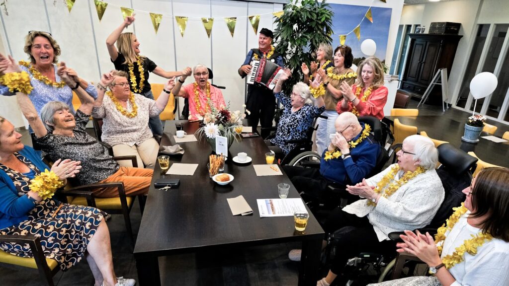 Accordeonmuziek in het verzorgingshuis