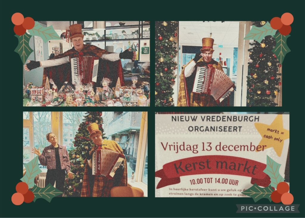 dickens accordeonist kerst