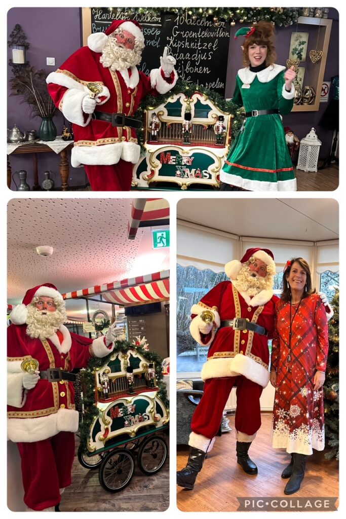 kerstman in zorginstelling